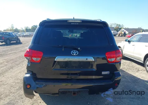 2014 Toyota Sequoia Platinum 5.7L V8 из США, поврежденный, VIN 5TDDY5G19ES098357